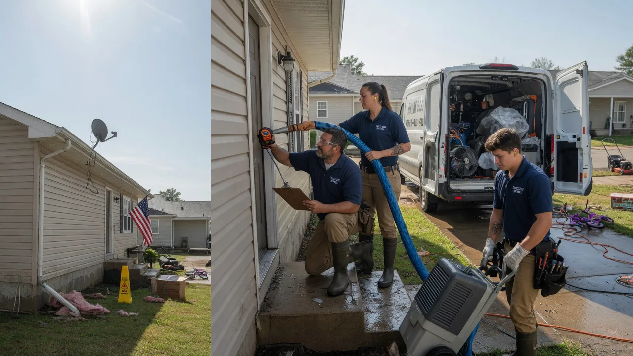 Ceiling Water Damage Restoration in Ruffs Dale, PA near me
